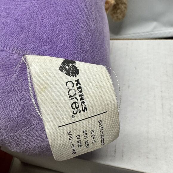 Dr Seuss Marvin K Mooney Plush Stuffed Animal Kohls Cares Purple Dog Will Go Now - Picture 7 of 8